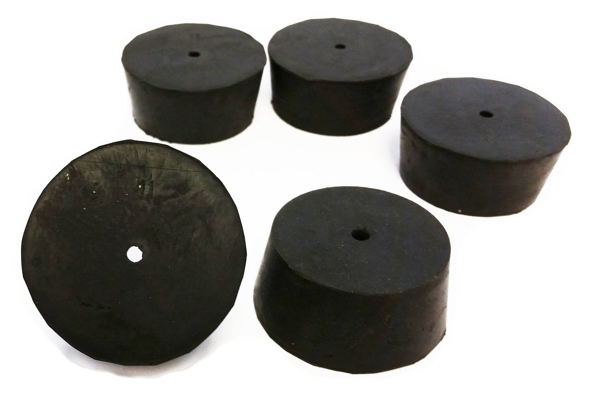 Rubber Stoppers, Size 11, 1-Hole, 10-Pound Case M72914