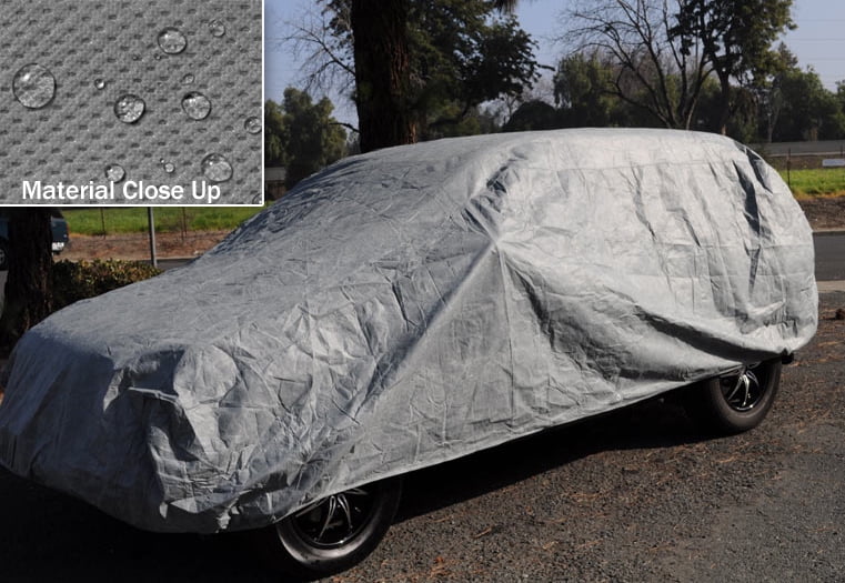 Weatherproof SUV Car Cover with Fleece Lining J361069