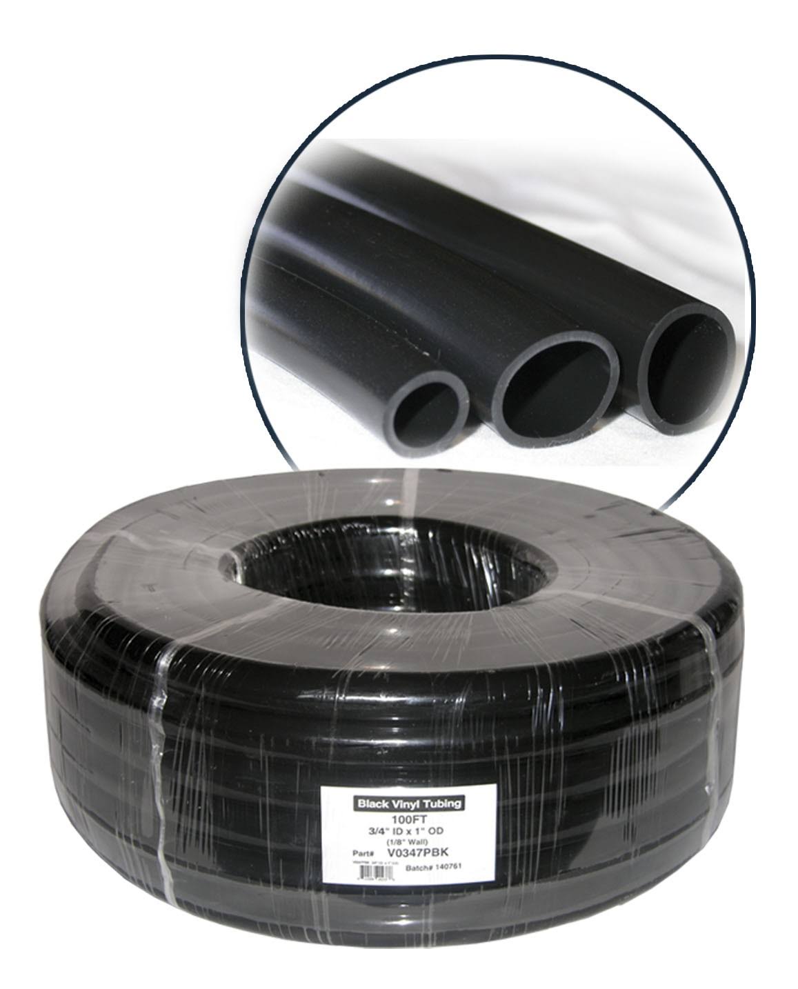 Black PVC Tubing, 1 inch Diameter, 8.66 inch Tall M879