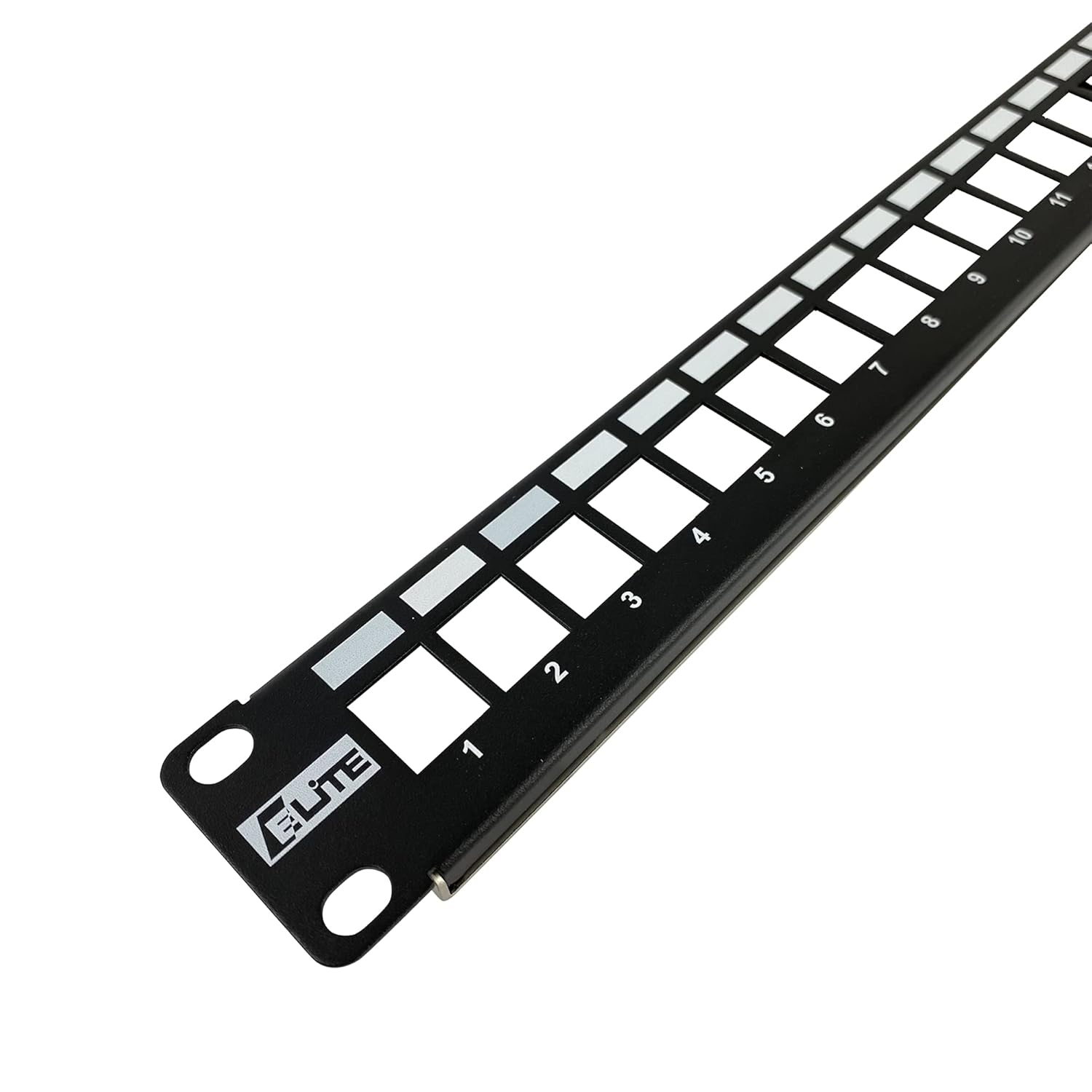 24 Port Blank Keystone 1U Patch Panel, Rack Mount 19 Inch, Pack of 2 F8944