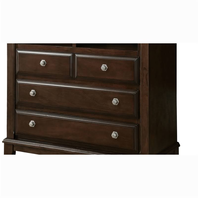 Brown Cherry Media Chest R499452