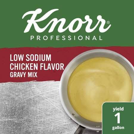 1 lb. Low Sodium Chicken Gravy Mix - 6/Case R9847