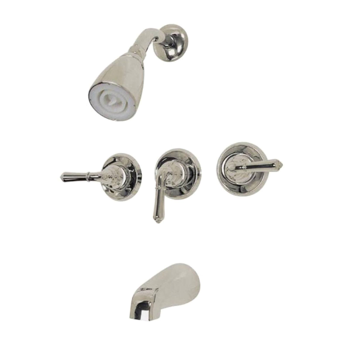 Satin Nickel Tub and Shower Faucet Y24959