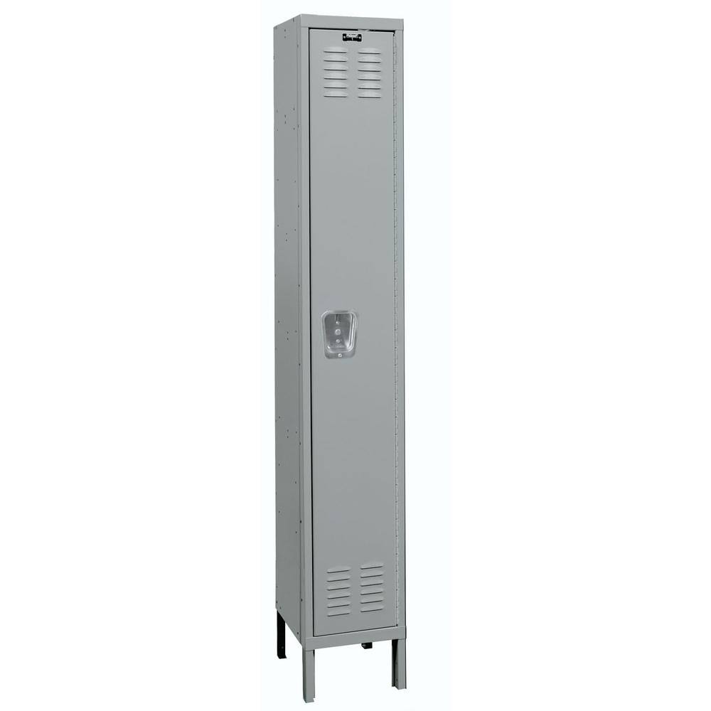 1 Wide Locker Dark Gray Assembled D8080