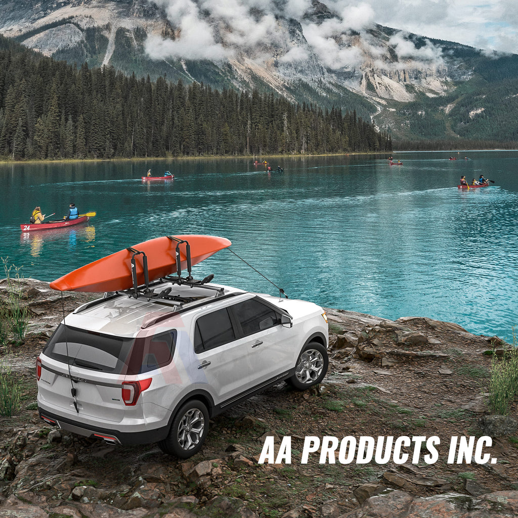 Folding Kayak Roof Rack for Canoe, SUP, Surfboard and Ski Board U54457