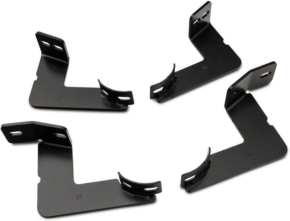 Black Oval Bent End Side Step Bars J1375