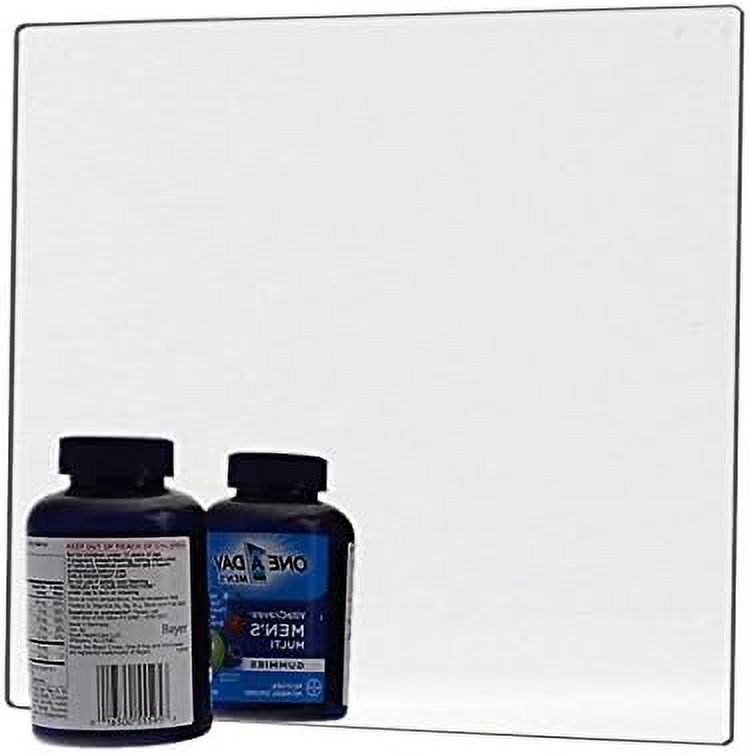 Plastic Mirrors With Rounded Corners 12" X 12" Pkg Of 10 F378035