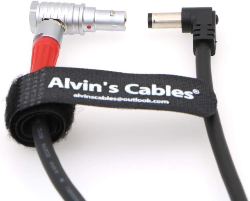 Ninja V DC Jack to 2 Pin Right Angle Upward Power Output Cable Z2016
