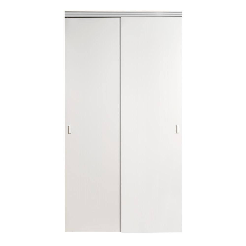 Beige Primed MDF Interior Closet Sliding Door A75918