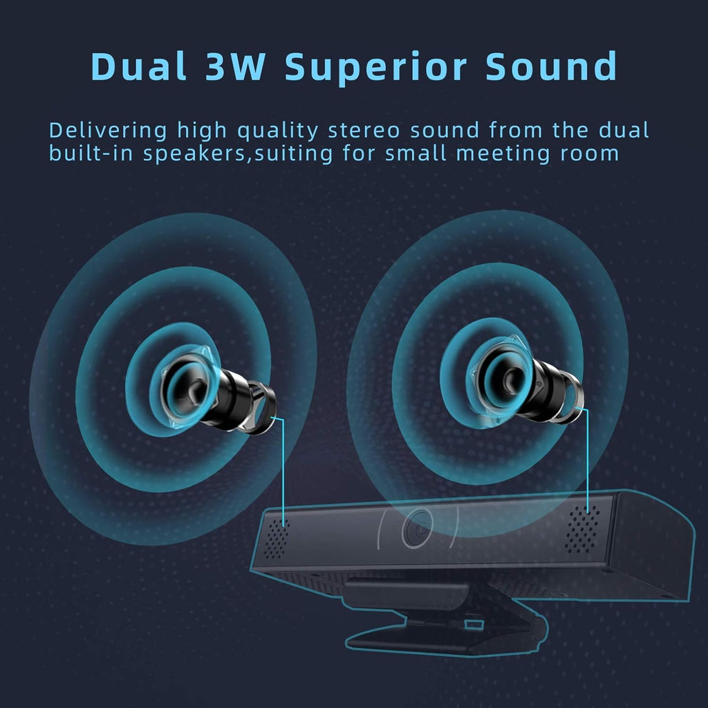 Webcam 1080p Full HD with Stereo Microphone, USB 2.0, Pack of 2 P149866