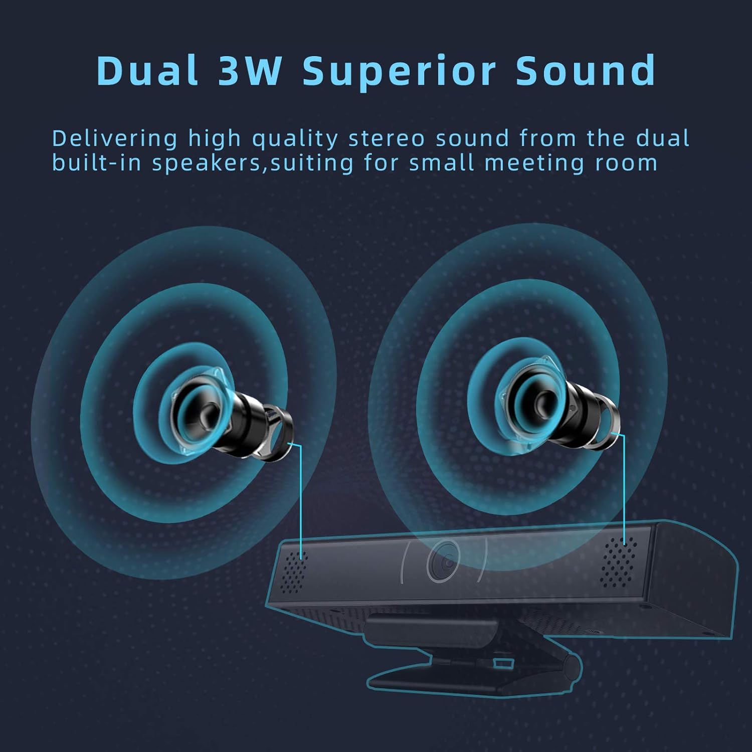 Webcam 1080p Full HD with Stereo Microphone, USB 2.0, Pack of 2 P149866