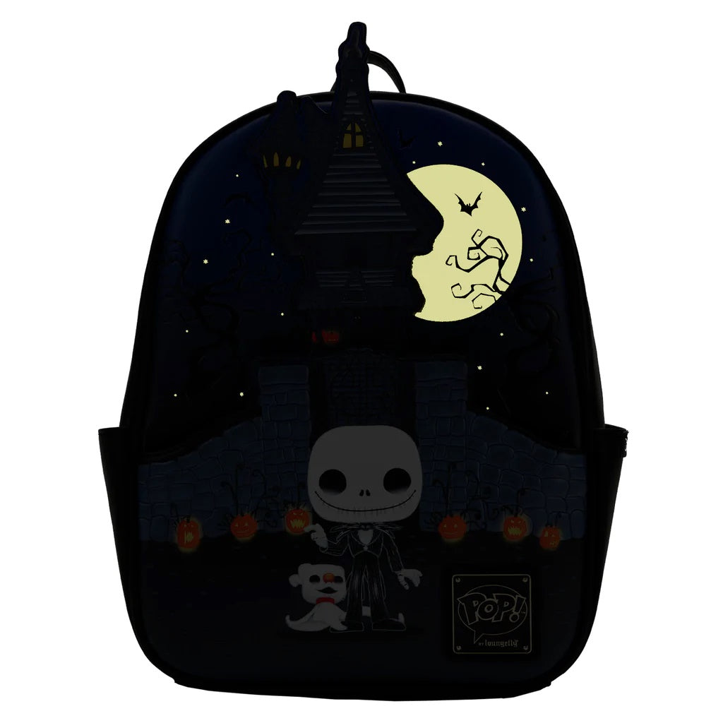NBC Jack Skellington House Mini Backpack Navy Y826