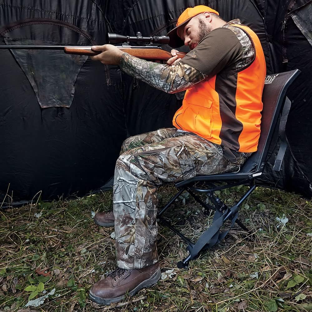 Swivel Hunting Blind Chair with Mesh Seat D46682