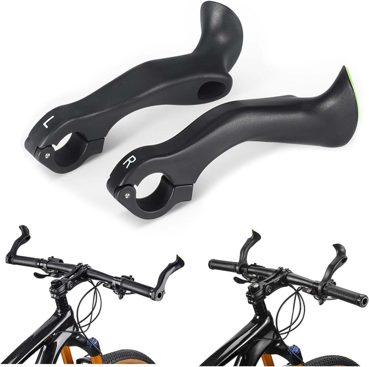 Ergonomic Nonslip Handlebar Ends F57584