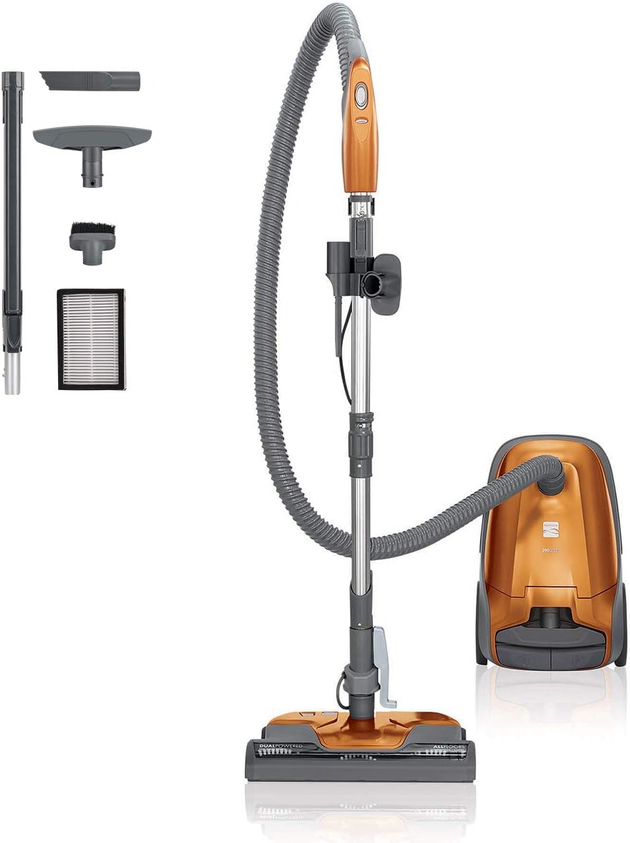 Lightweight Bagged Canister Vacuum Cleaner with Extended Telescoping Wand Z50363