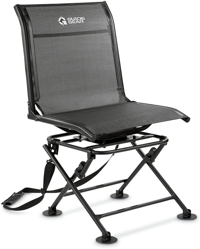 Swivel Hunting Blind Chair with Mesh Seat D46682