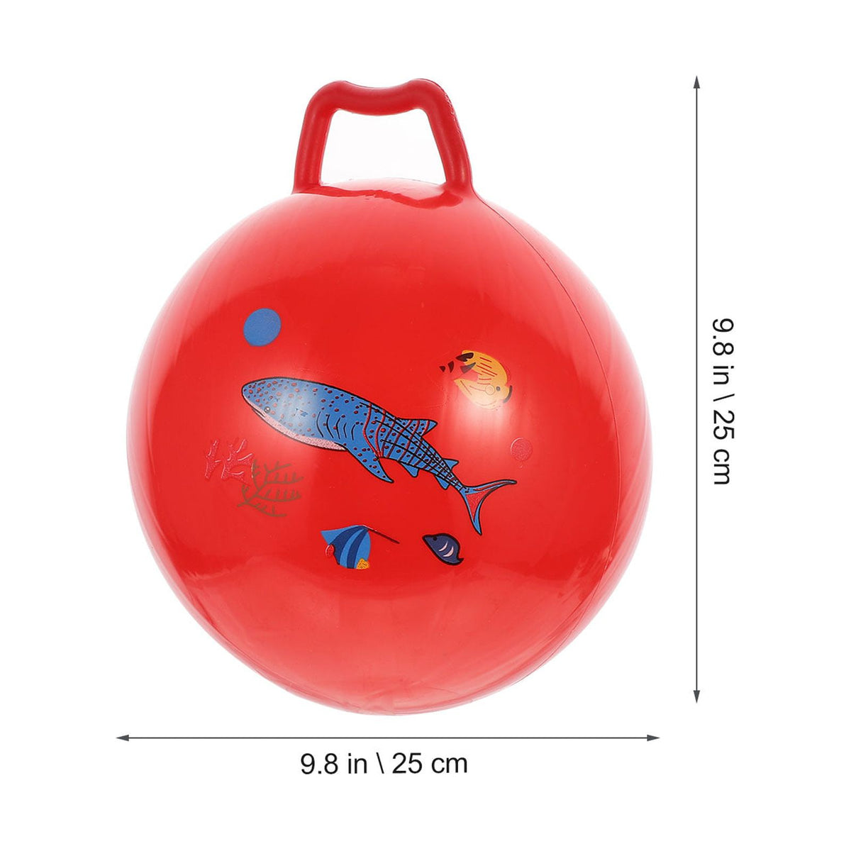 3Pcs Inflatable Hopper Balls with Handle M49079
