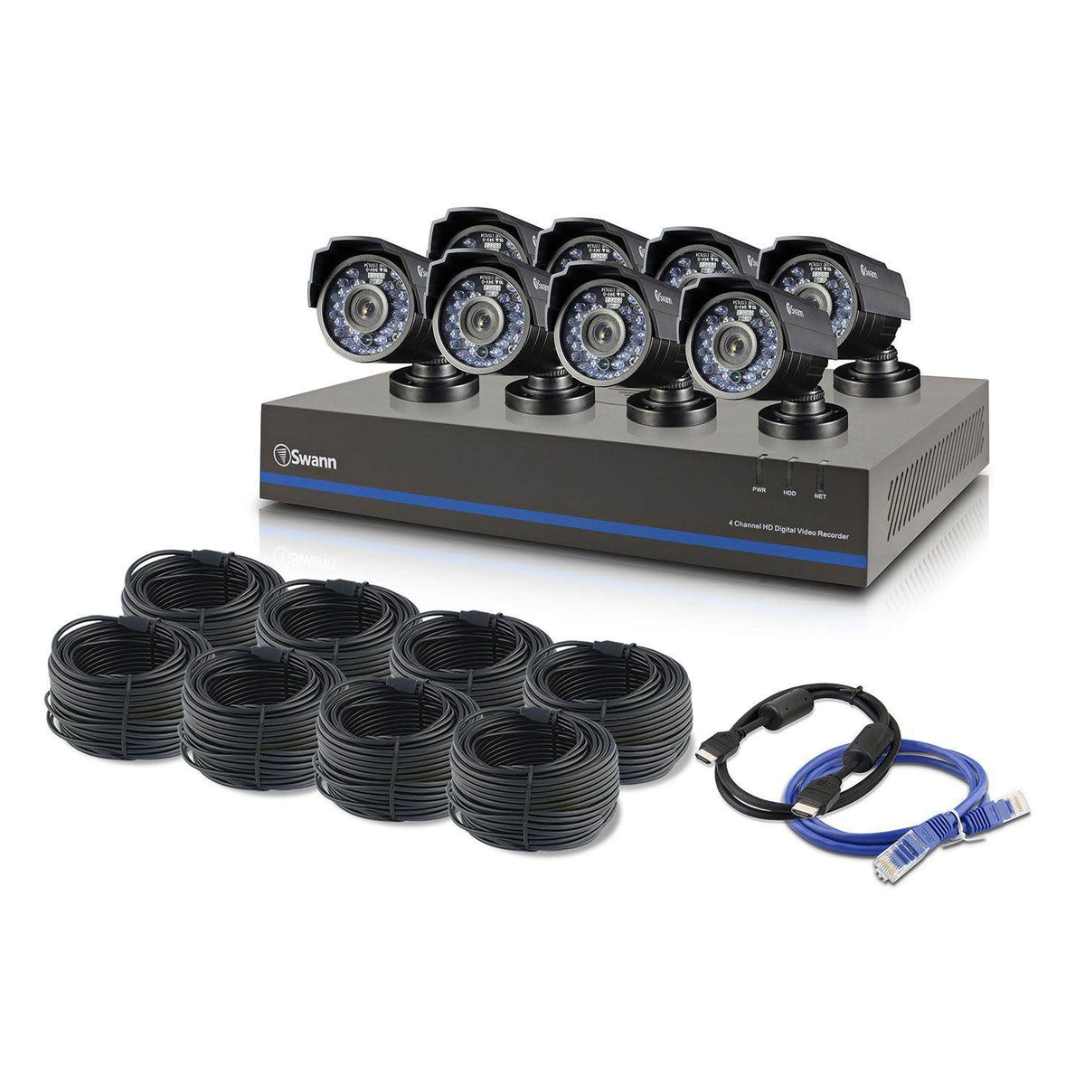 8 Channel 720p DVR with 8x Bullet Cameras Z5552