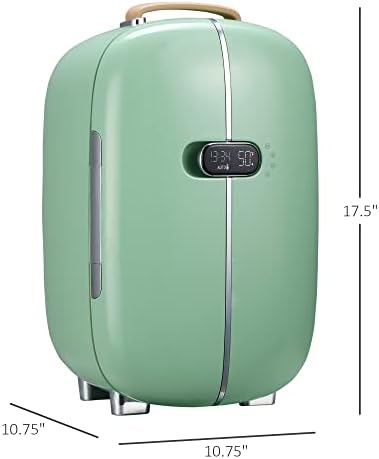 Portable Skincare Fridge with LED Display 12L Mini Fridge Pink I11261
