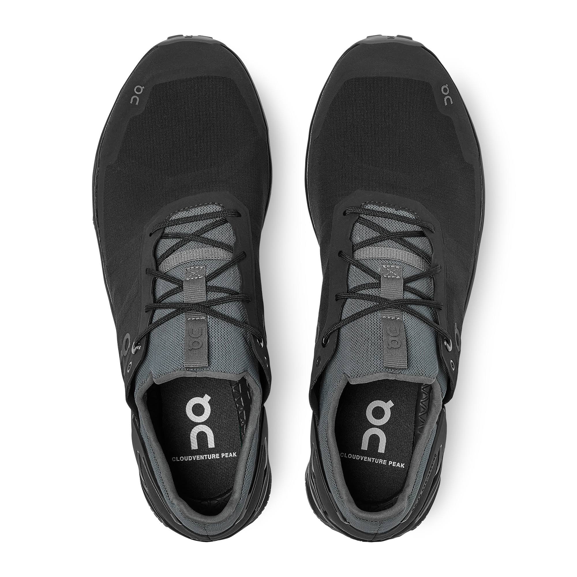 Men's Cloudventure Peak Black/Rock Trail Running Shoes Z37394