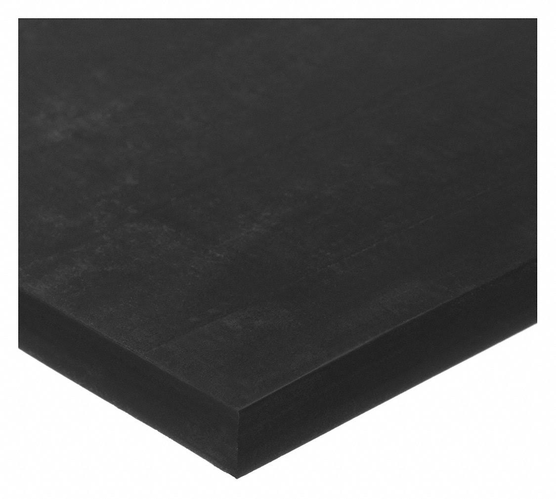 Black Neoprene Rubber Roll 3/16 in Thick M62720