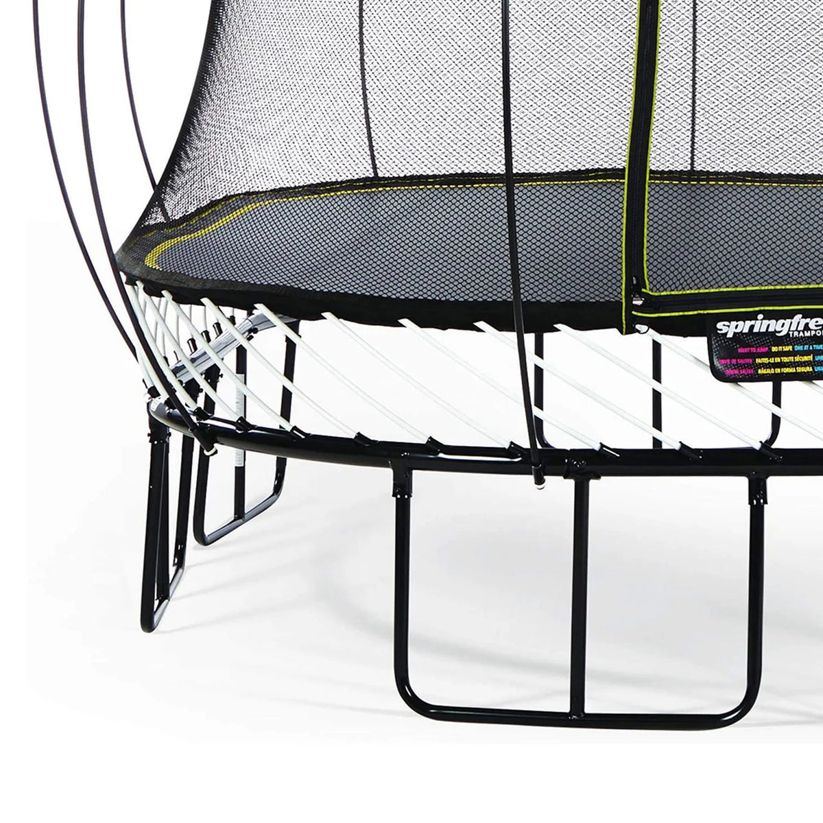Square 11 Foot Trampoline with Enclosure and Ladder M43515