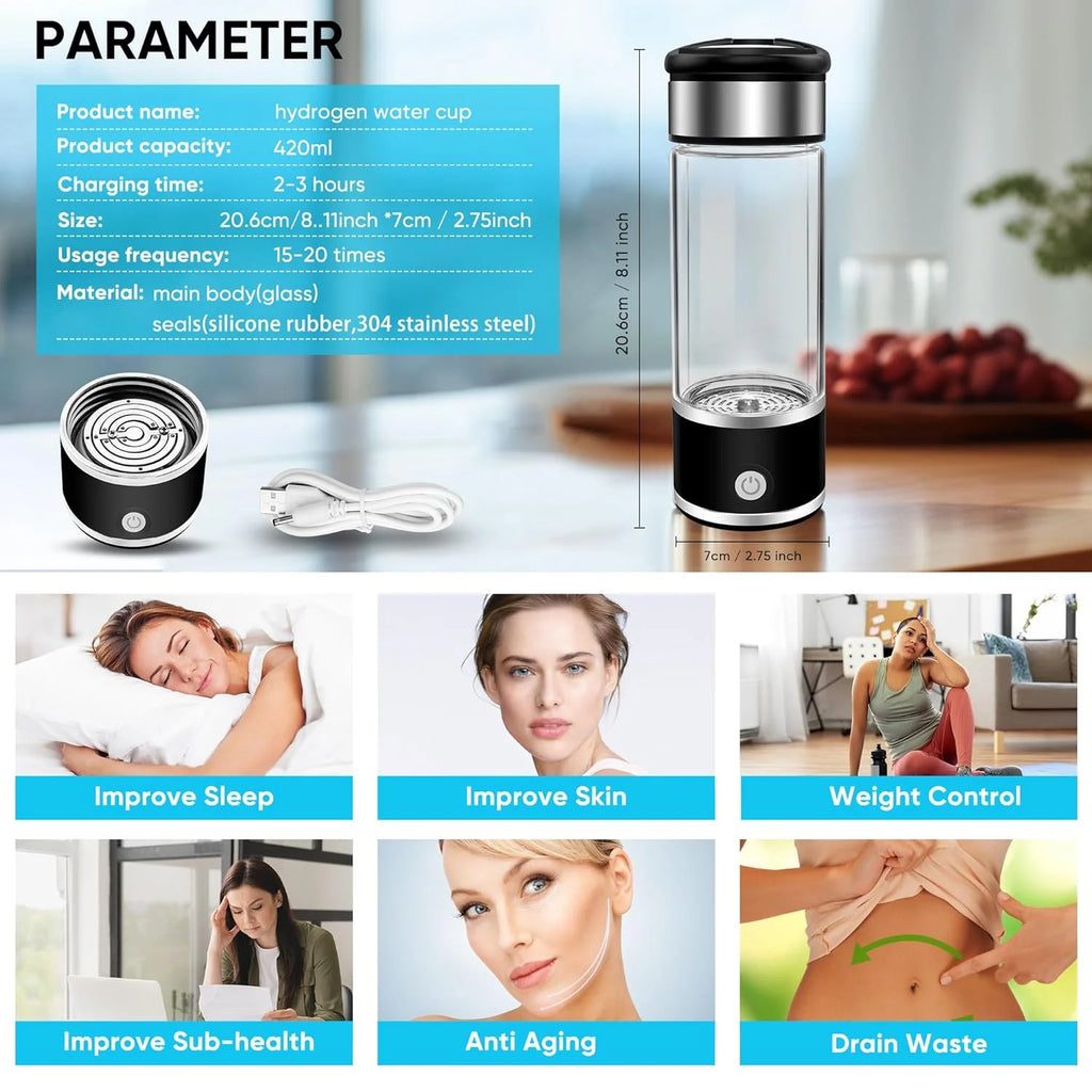 Hydrogen Water Bottle Generator D6261
