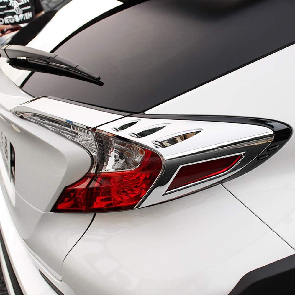 Carbon Fiber Style Tail Light Cover Trim 4-pc Pack of 2 O457083