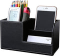 5 Pcs Desk Organizer Set with Tissue Box Cover, Mouse Pad, Holders J60671