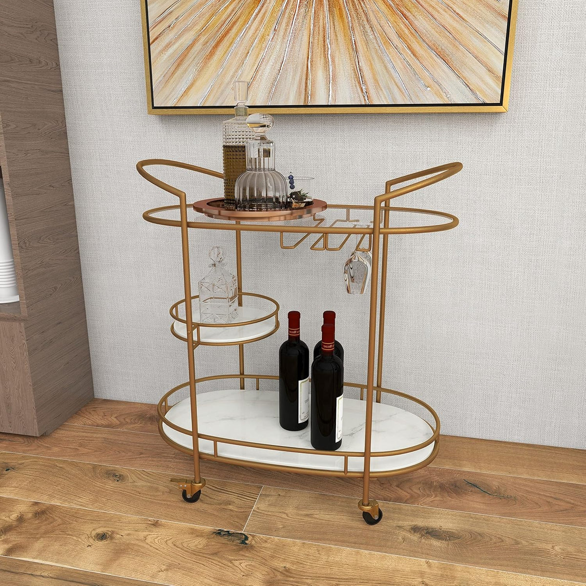 Gold Bar Cart E2761