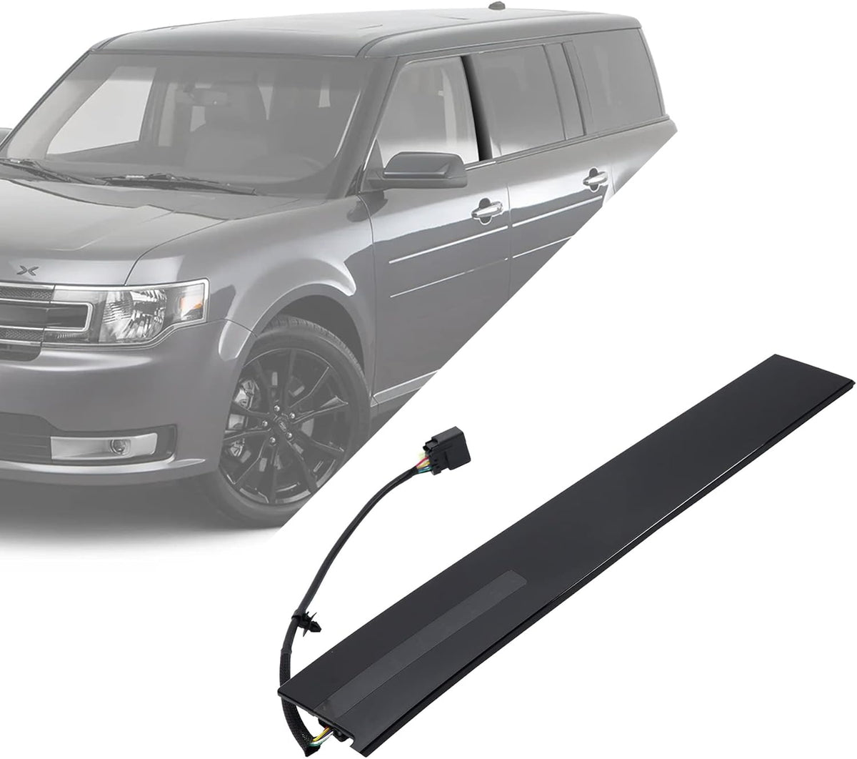 B Pillar Molding Trim with Door Entry Keypad, Driver Front Left Outer LH Side W207525