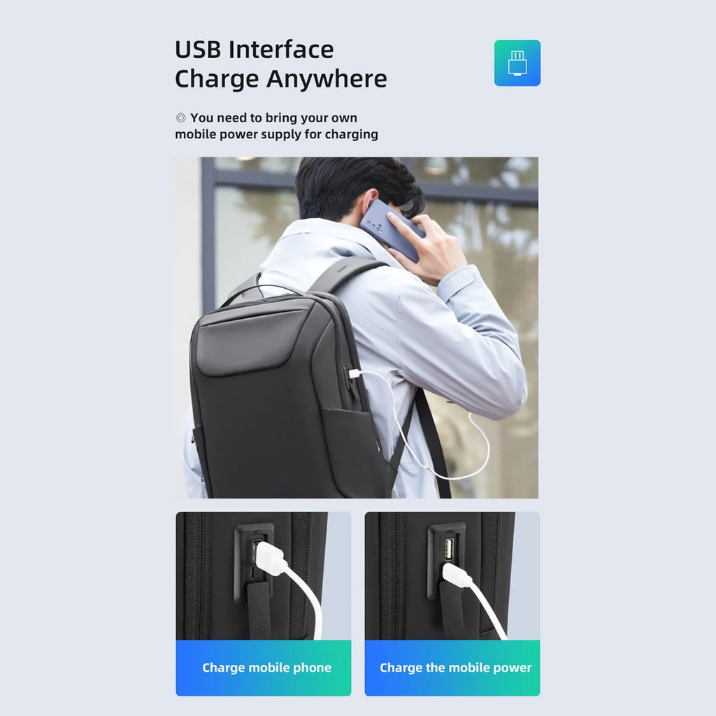 Waterproof Multi-layer Backpack with Laptop Interlayer N260742