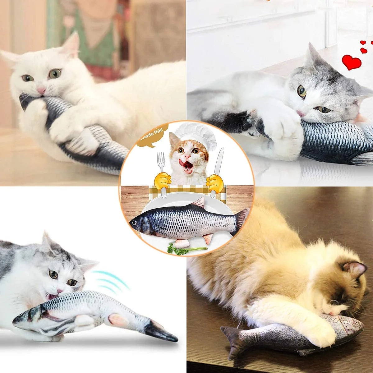 Plush Interactive Cat Toy T471922