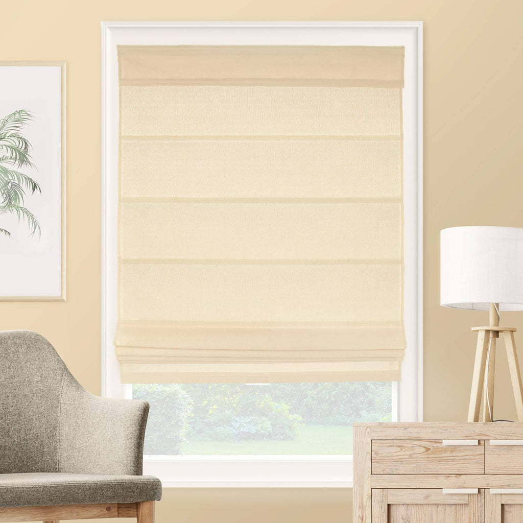 64 x 39 in. Cordless Roman Cotton Window Shade A4459