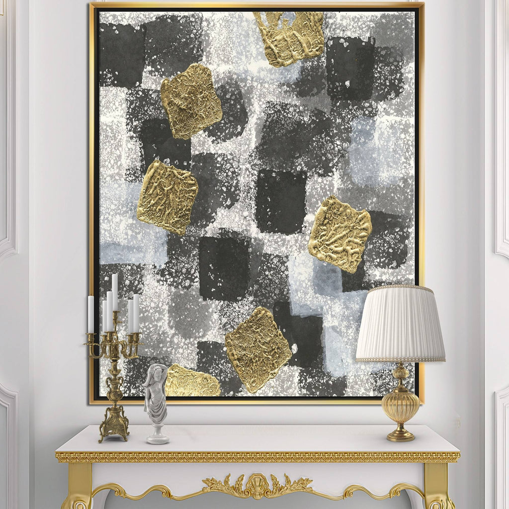 Black Framed Canvas E4541