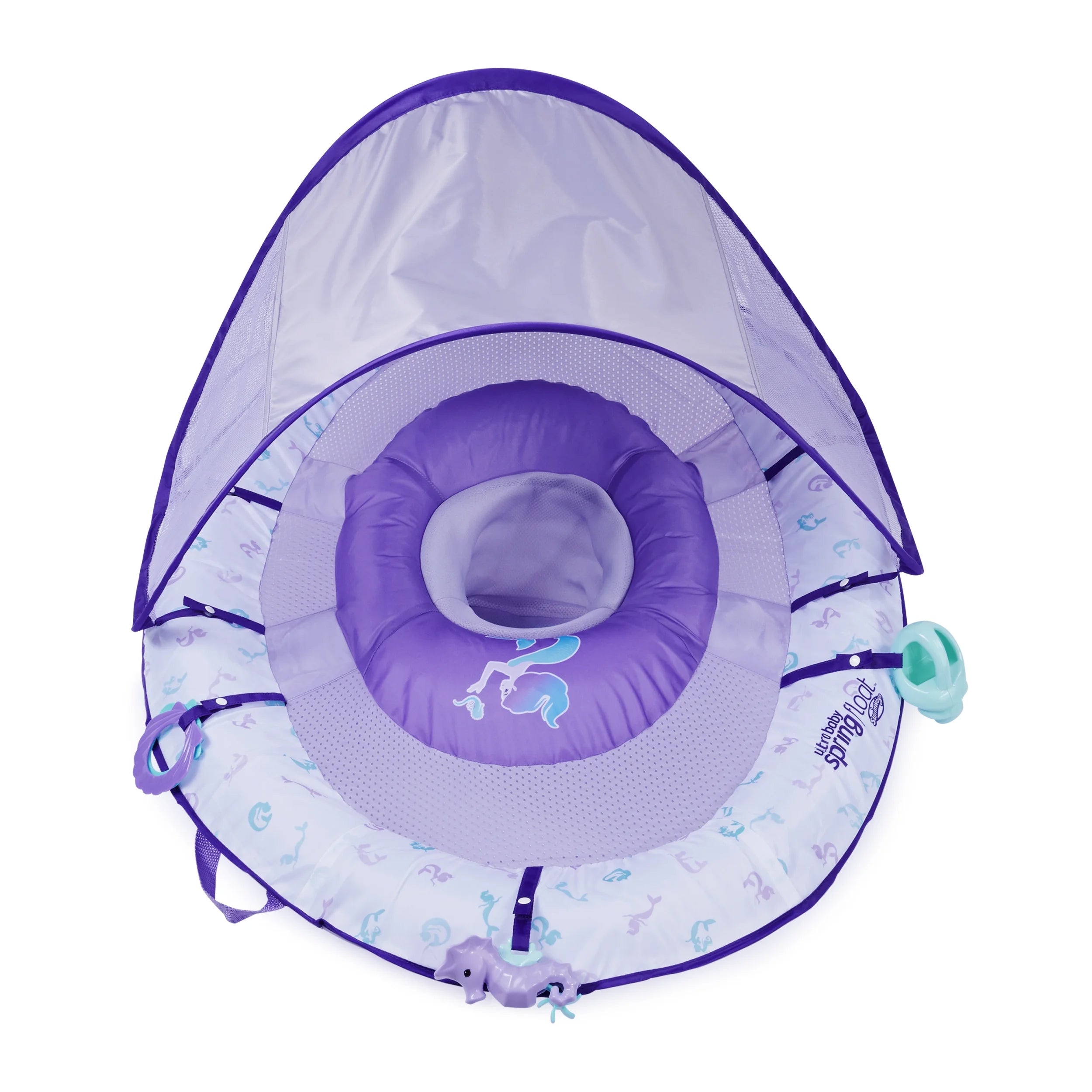 Inflatable Baby Pool Float with Sun Canopy B217533