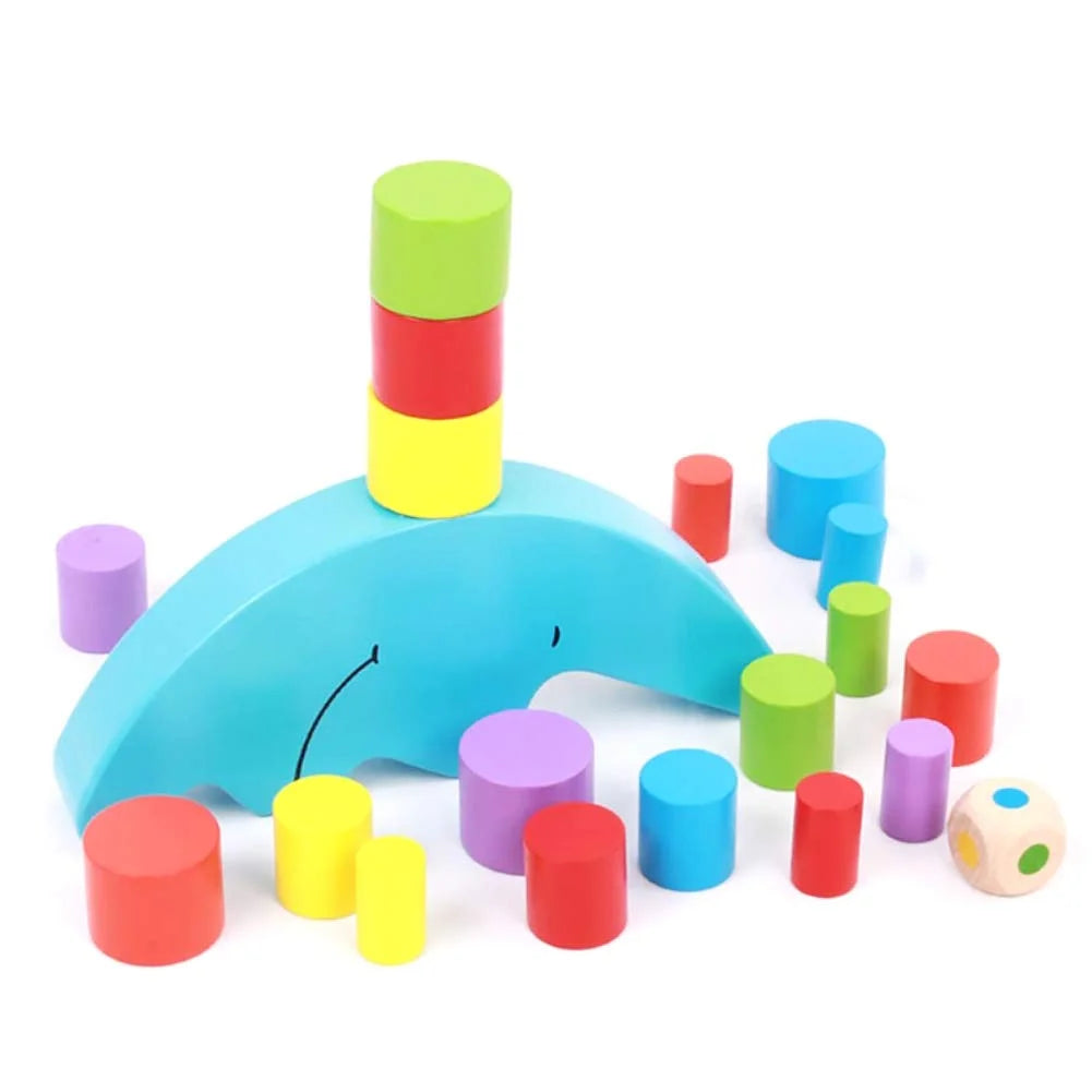 Wooden Baby Toys Set Balance Stacking Blocks I582811