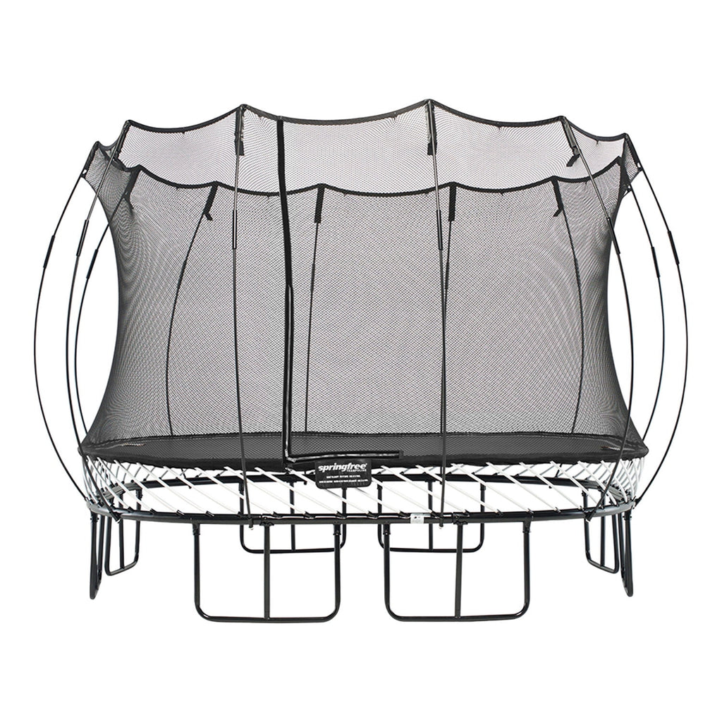 Square 11 Foot Trampoline with Enclosure and Ladder M43515