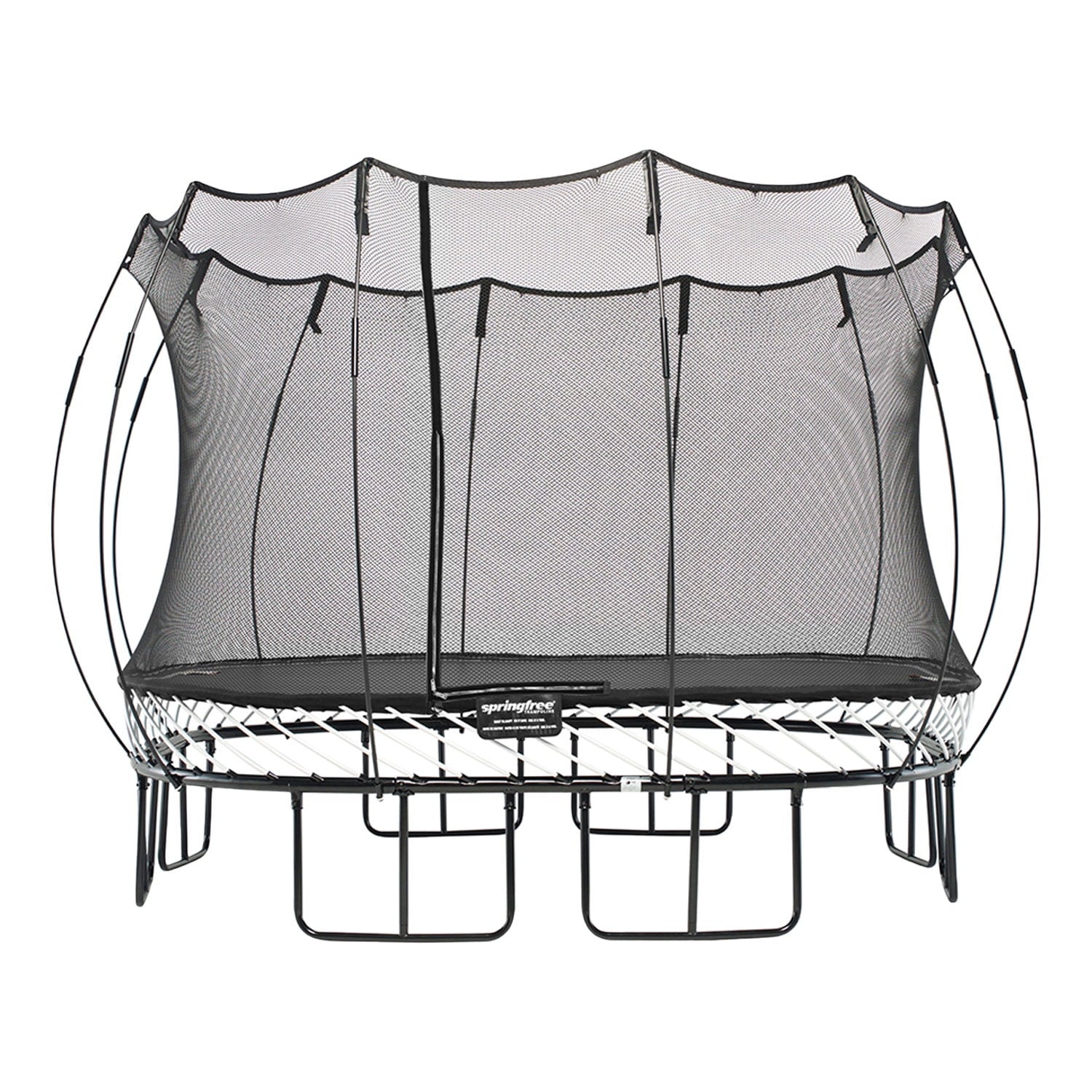Square 11 Foot Trampoline with Enclosure and Ladder M43515
