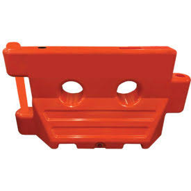 Orange Plastic Water Filled Barricade System T58553