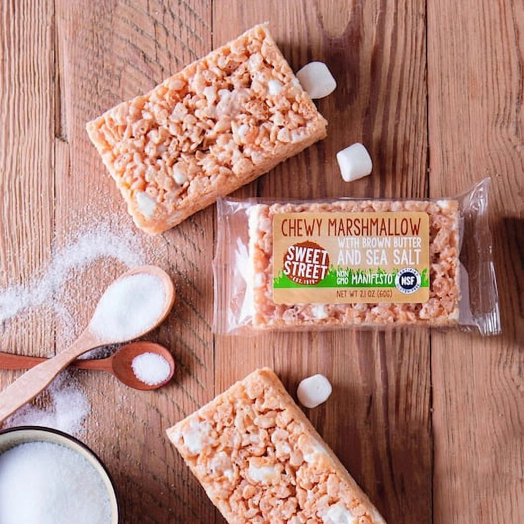 Chewy Marshmallow Bars with Brown Butter & Sea Salt (8 Count) T442