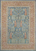 Blue Polyester Area Rug 7'10" X 10'6" V410385