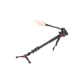 Aluminum Monopod with Pivoting and Lockable Foot Stand Y7143