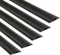 6ft Linkable Floor Cord Cover Cable Protector 5 Pack Black V420