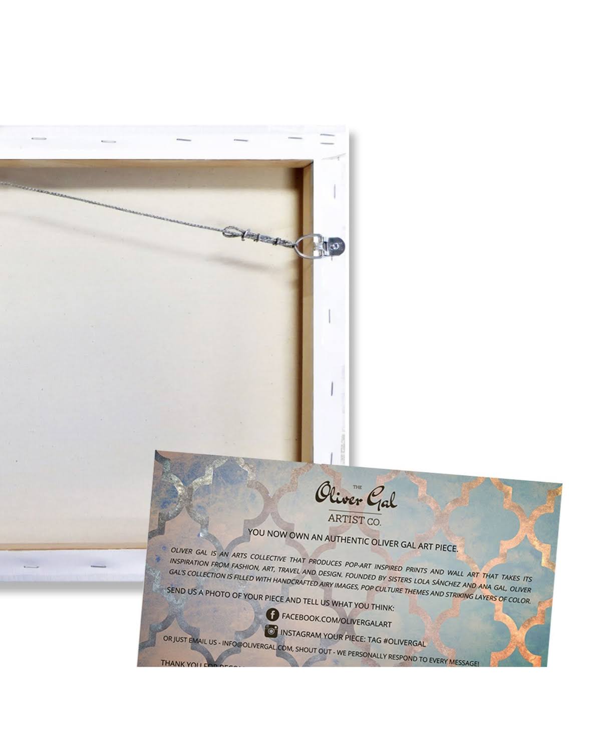White Abstract Canvas D76163