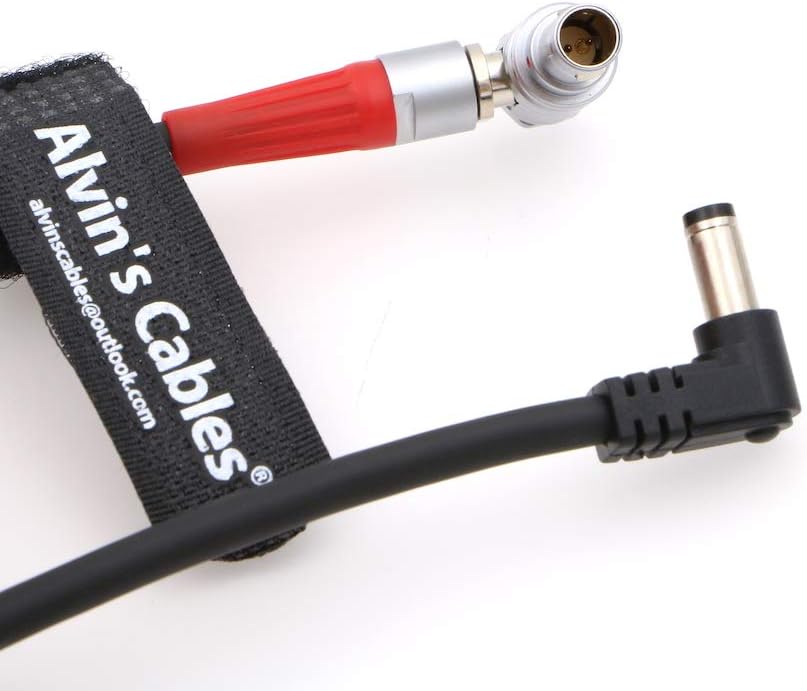 Ninja V DC Jack to 2 Pin Right Angle Upward Power Output Cable Z2016