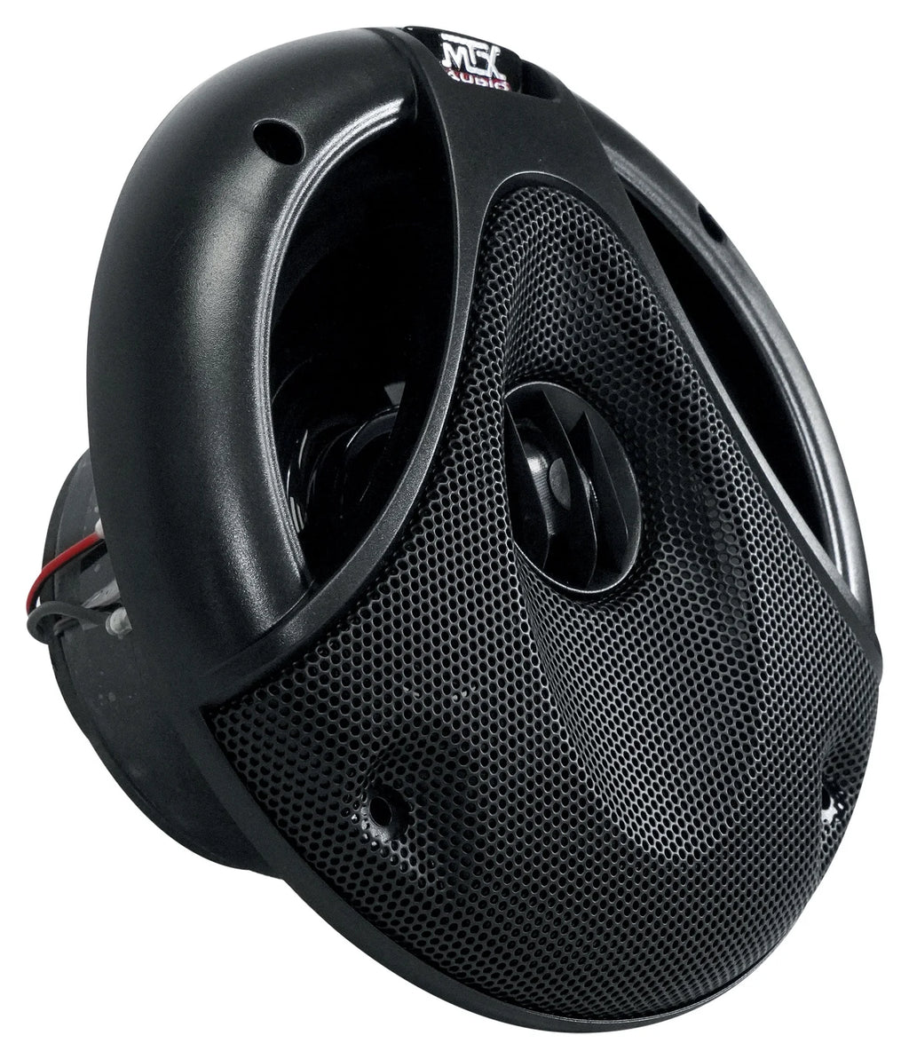 6.5" 150 Watt Black Marine Boat Wakeboard Tower Speakers W2196