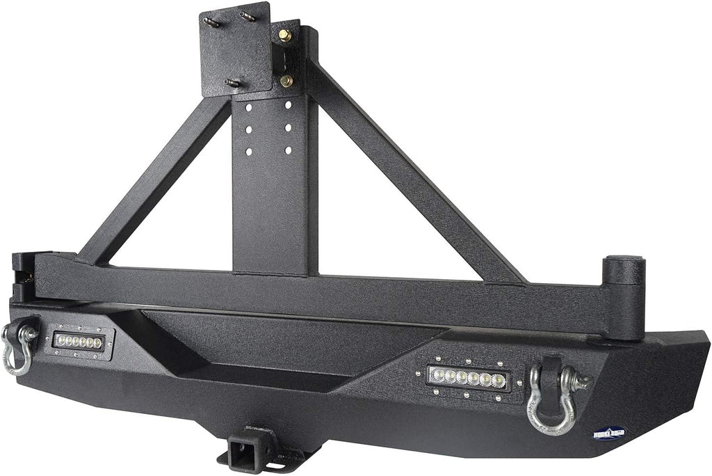 Rear Bumper with Spare Tire Carrier and Front Bumper Combo W772847