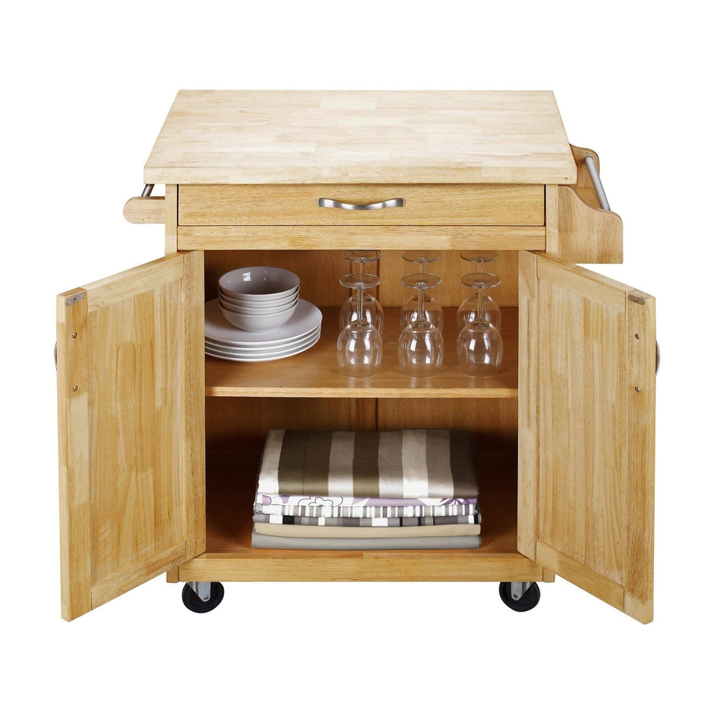 White Kitchen Island W626