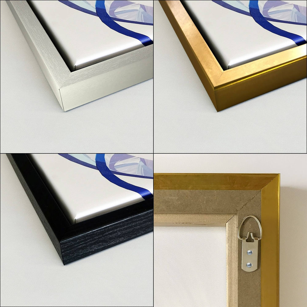 Black Framed Canvas E4541